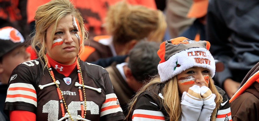 Sad Cleveland Browns Fans