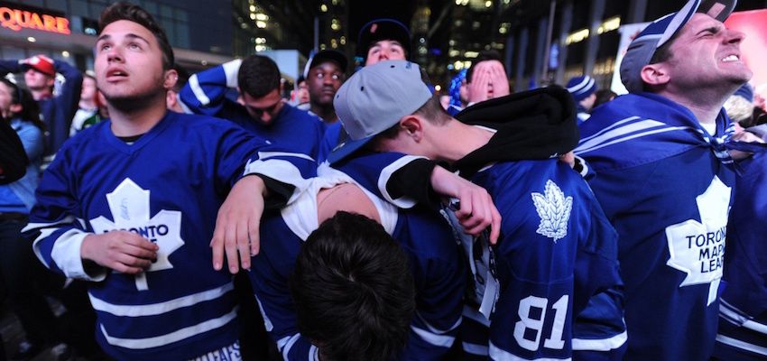 Sad Toronto Maple Leafs Fans