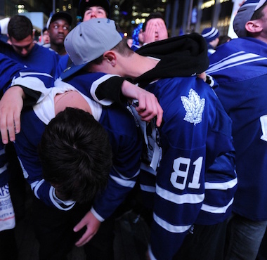 Sad Toronto Maple Leafs Fans