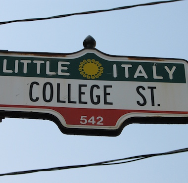 College Street Sign Toronto