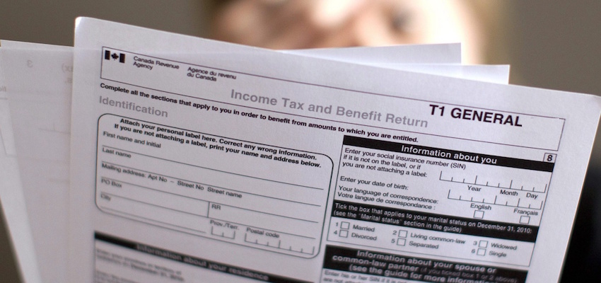 Income Tax T1 Form